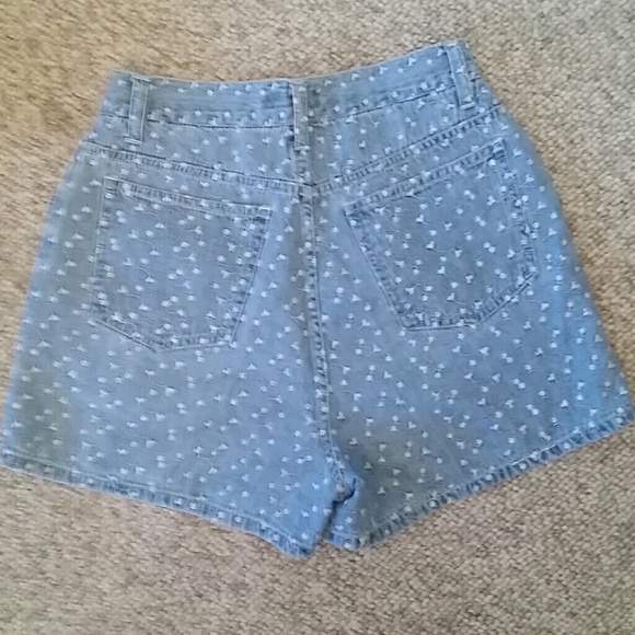 Blue White Stitching Shorts - Picture 2 of 3